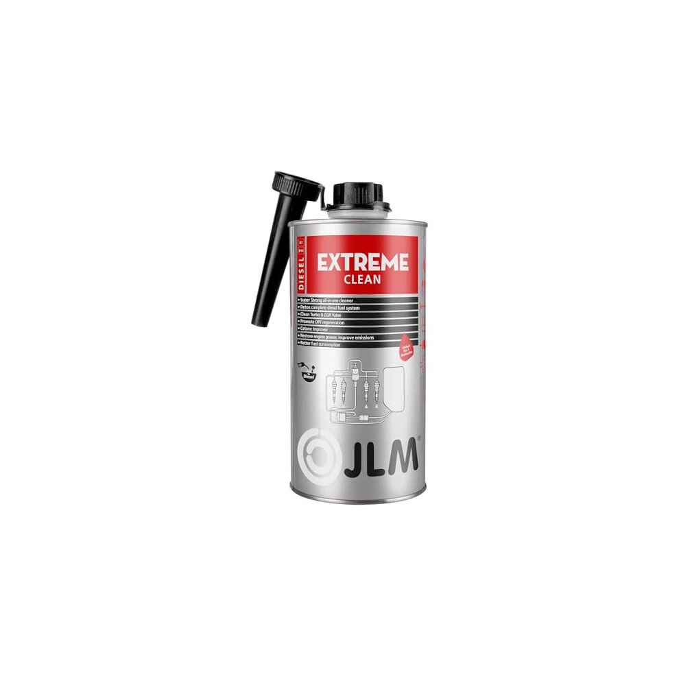 JLM Diesel Extreme Clean | Strong All-In-One Fuel System & Engine Cleaner, 1L (J02360)