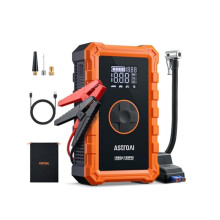 AstroAI Jump Starter Power Pack with Air Compressor, 1500A 12V Portable Car Battery Booster Jump Starter and 150PSI Tyre inflator Power Pack with Eme