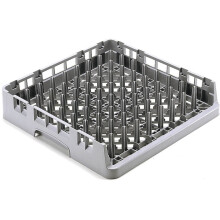 Camrack Open End Tray Rack 19-3/4"""" x 19-3/4"""" x 4"""" Used for Trays 15"""" x 20"""" or Larger 3-1/4"""" max. Height Soft Gray NSF