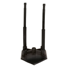 Champion Sports Deluxe 5-Positionen-Batting-Tee Montiertes, verstellbares Teleskop-Batting-Tee mit 5 Schlagabschnitten
