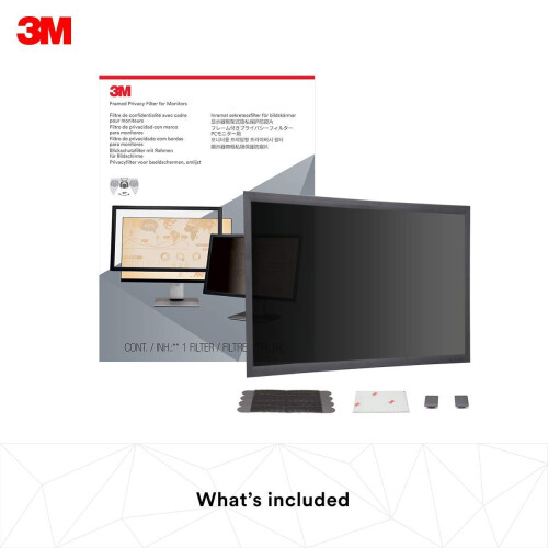 3M-indrammet privatlivsfilter til 20"" Widescreen-skrm (PF200W9F) 1