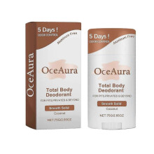 (75G Coconut) Oceaura Body Care Stick Series Multi-Style Body Armpit Refreshing Fragrance Body Care Stick