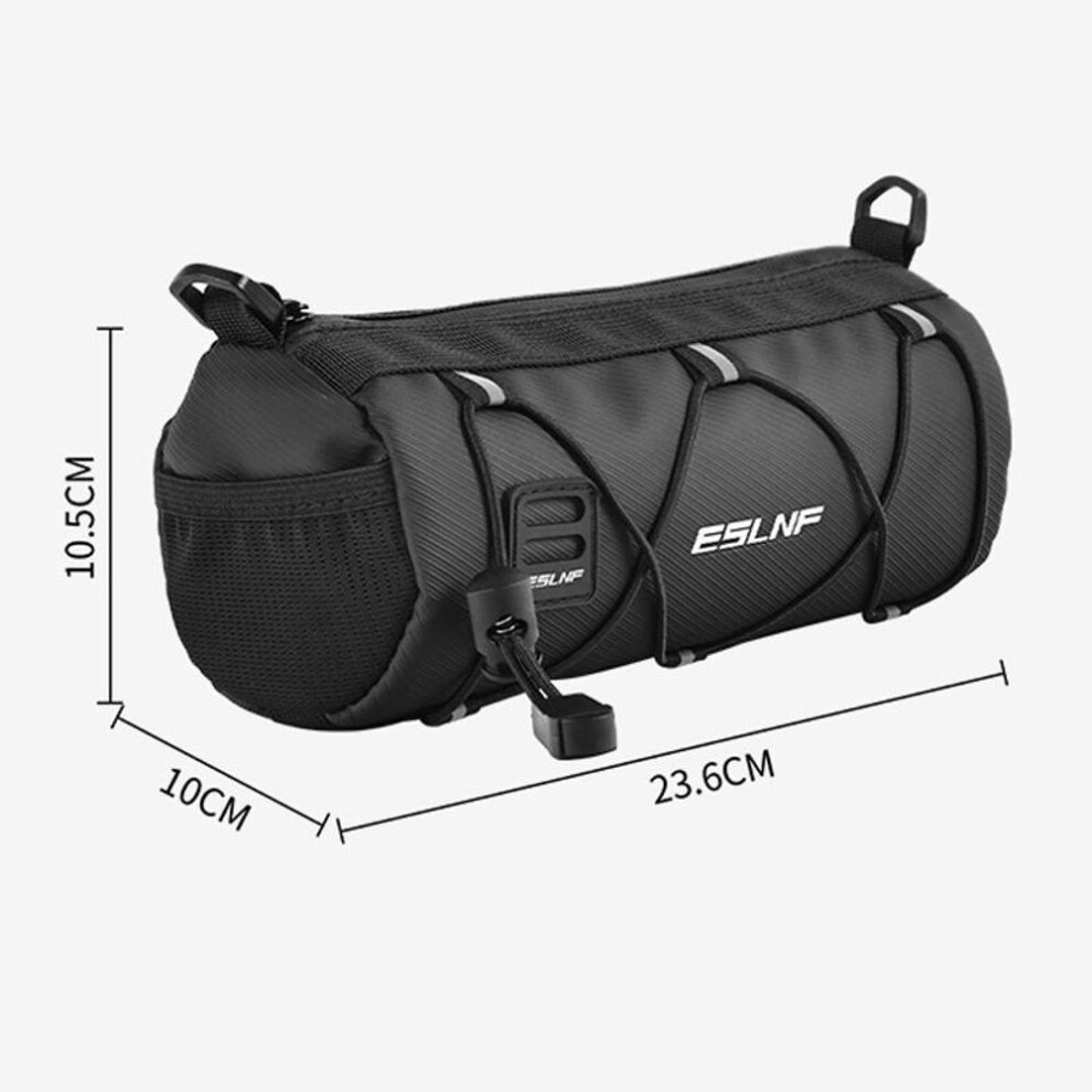 Bike Front Tube Bag Waterproof Storage Roll Bag Bicycle Handlebar Basket Pack Portable Large Capacity Cycling Accessory Shoulder Bag