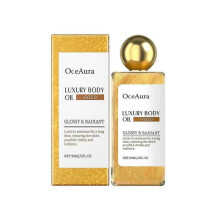 Oceaura Golden Glitter Body Oil Body Treatment Oil Face Body Water Bank Essence Daily Massage Oil
