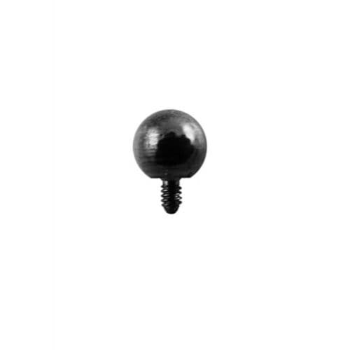 (3mm) Black Ball Dermal Anchor Tops