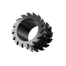 (8mm, Pair) Anodised Saw Blade Screw Fit Flesh Tunnel