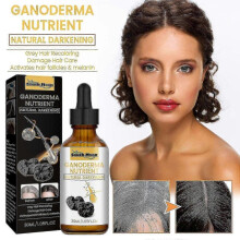 South Moon Black Lingzhi Black Hair Repair Serum Hair Care Moisturizing Hair Massage Black Hair Essence Hair Loss Treatments