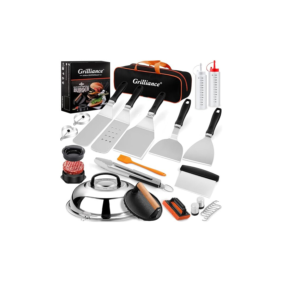 27pcs Griddle Accessories Kit for Blackstone, Professional Hibachi Flat Top Grill Tools-image-OPC-PHDD585-NEW