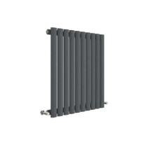 (Anthracite) Nuie Revive Horizontal Single Panel Designer Heating Radiator