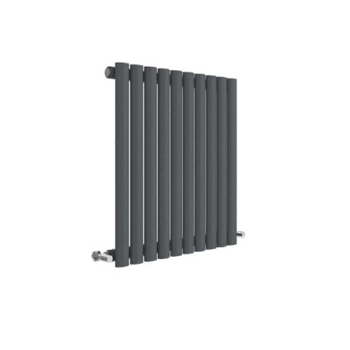 (Anthracite) Nuie Revive Horizontal Single Panel Designer Heating Radiator