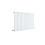 (High Gloss White) Nuie Revive Horizontal Single Panel Designer Heating Radiator 1