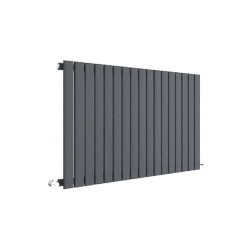 (Anthracite) Nuie Sloane Horizontal Single Panel Radiator, Designer Radiator
