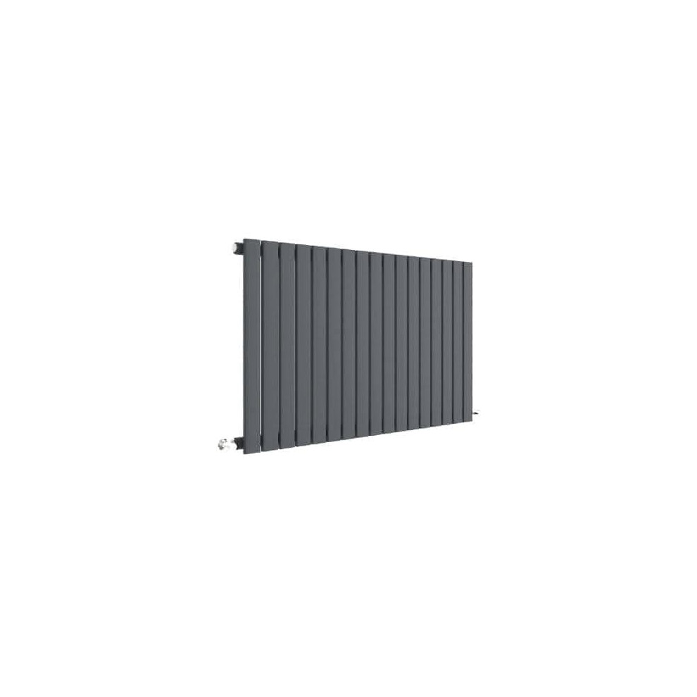 (Anthracite) Nuie Sloane Horizontal Single Panel Radiator, Designer Radiator 5056211885368