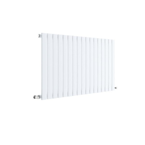 (Satin White) Nuie Sloane Horizontal Single Panel Radiator, Designer Radiator