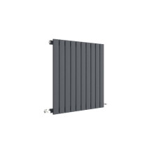 (Anthracite) Nuie Sloane Horizontal Single Panel Radiator, Designer Radiator
