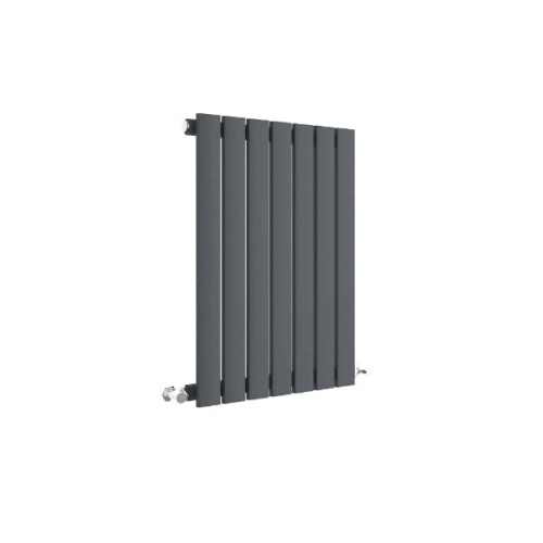 (Anthracite) Nuie Sloane Horizontal Single Panel Radiator, Designer Radiator