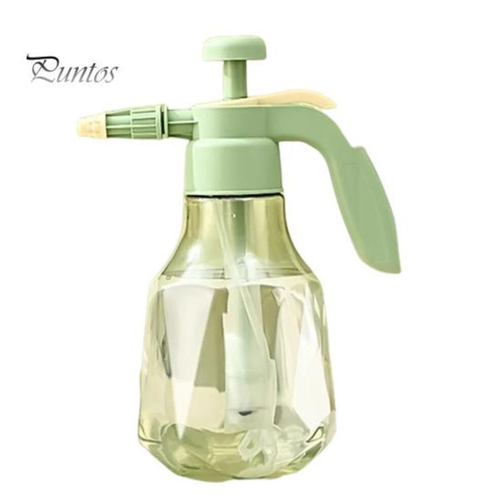 (light green) Pressure Garden Sprayer 1.5L Spray Bottle with Pump Action Pressure Sprayer with Adjustable Nozzle for Home Indoor Outdoor Plants Watering