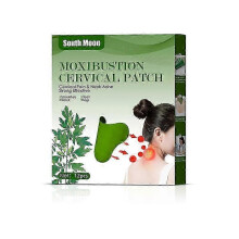 South Moon Argy Wormwood Cervical Sticker Cervical Vertebra Warmer Pad Warm Moxibustion Argy Wormwood Patch Neck Hump Hot Compress Patch Pain Relievin