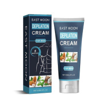 East Moon Men's Hair Removal Cream Dry And Gentle Moisturizing Skin Deep Cleansing NonIrritating Body Hair Removal Cream 60Ml