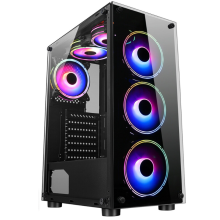 Fast Gaming PC Bundle+Speakers - i5 16GB RAM 1TB GTX1050TI 4GB 6 Fans RGB