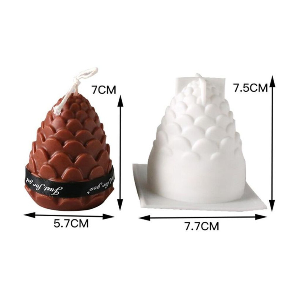 3D Pine Cones Silicone Mold For Diy Candle Making Molds Silicone Wax Mold