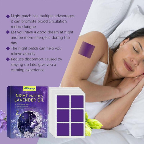 2025 Latest Model  South Moon Lavender Scented Sleep Patch Fragrant Lavender 2