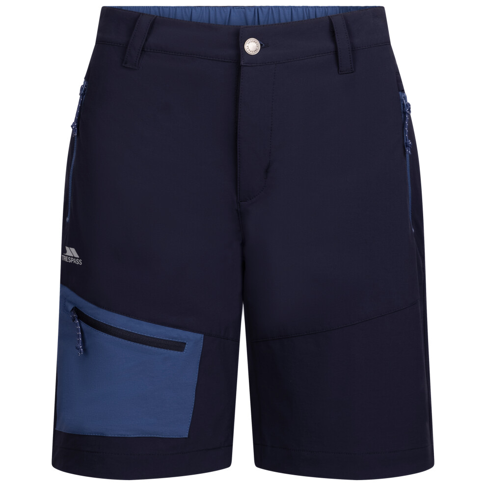 (14, Navy) Trespass Womens Mid Length Walking Shorts Quest