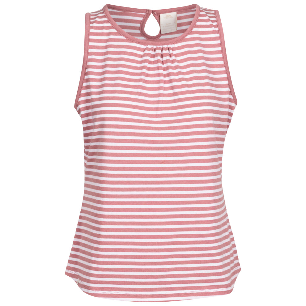 (8, Light Mulberry Stripe) Trespass Womens Casual Striped Vest Top Kelly