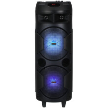 6000W Portable Bluetooth Speaker Sub woofer Heavy Bass Sound System Party & Mic