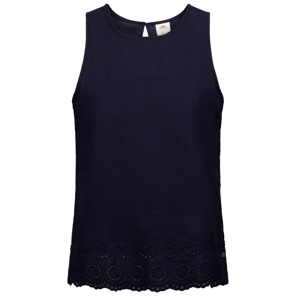(10, Navy) Trespass Womens Casual Sleeveless Top Zadie