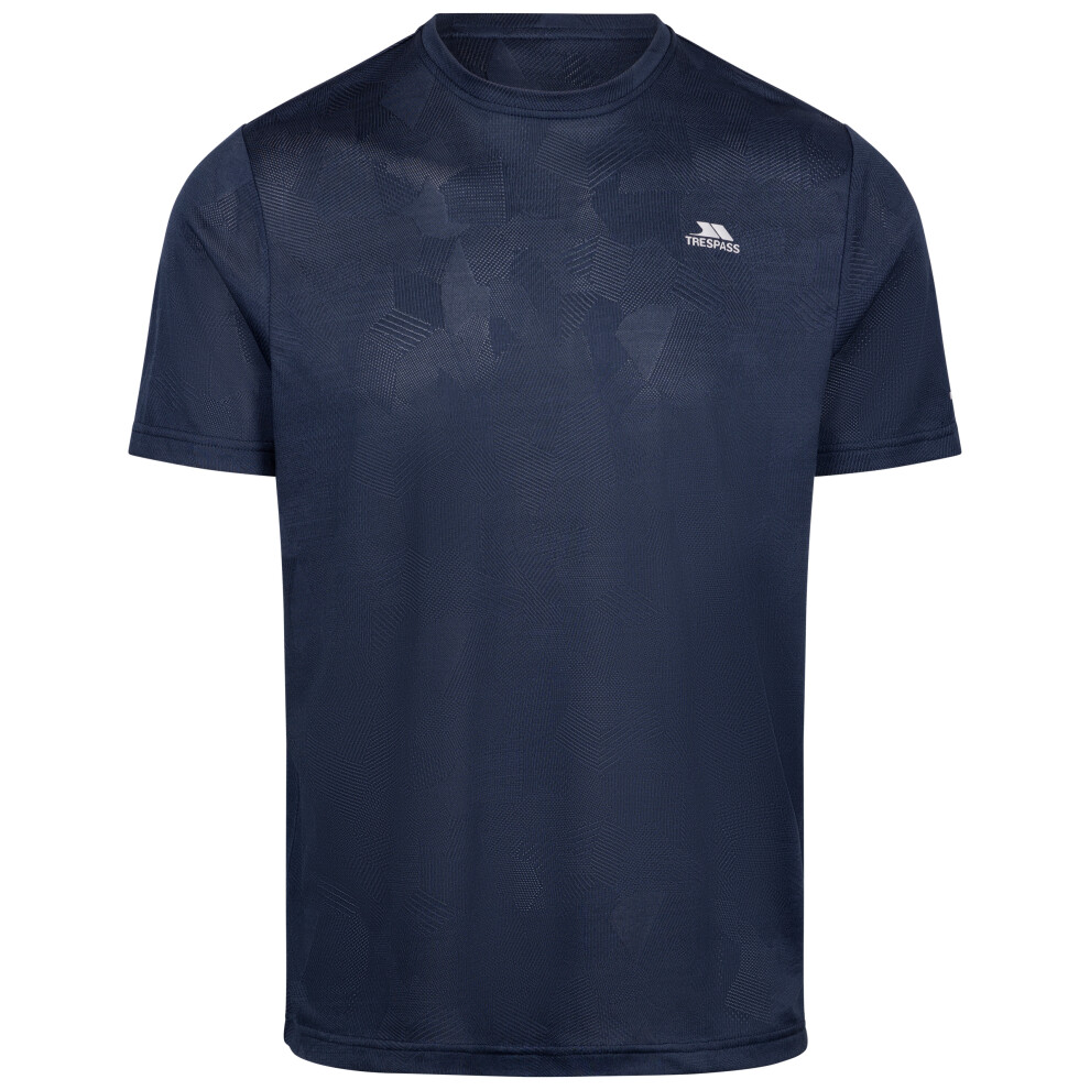 (L, Navy) Trespass Mens Active Top Rawsmith