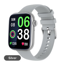 (Original Standard Silver) P45 Smart Watch con chiamata Bluetooth, schermo HD da 1,8", 120+ modalità sportive,