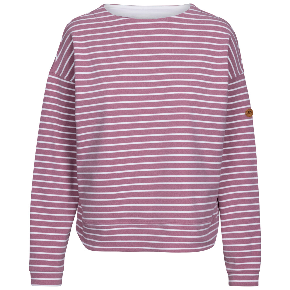 (12, Light Mulberry) Trespass Women Casual Striped Marl Top Soothing