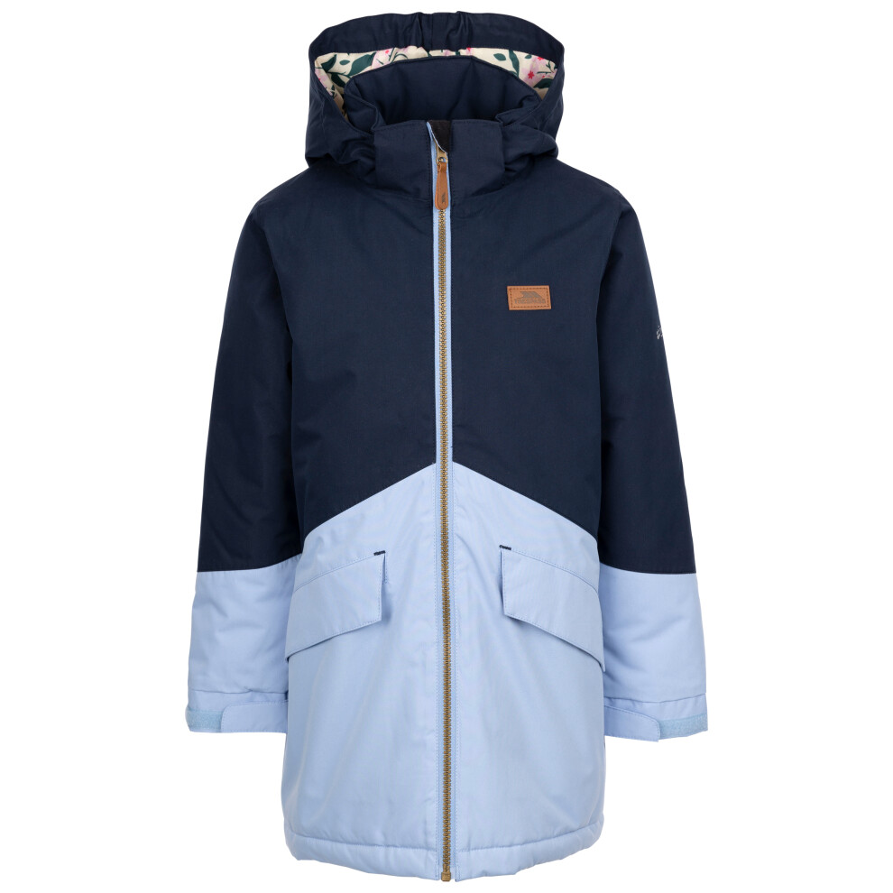 (9-10 Years, Cornflower) Trespass Kids Waterproof Jacket with Hood Oleta