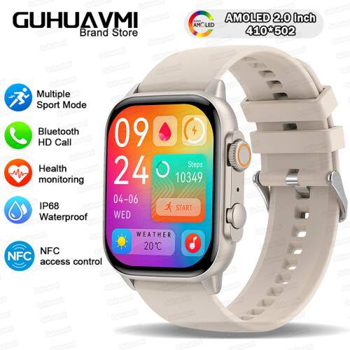 (Rosa) 2025 NFC Smart Watch Display Mostra sempre l'ora Chiamata Bluetooth Serie 9 Orologio Quadrante personalizzato