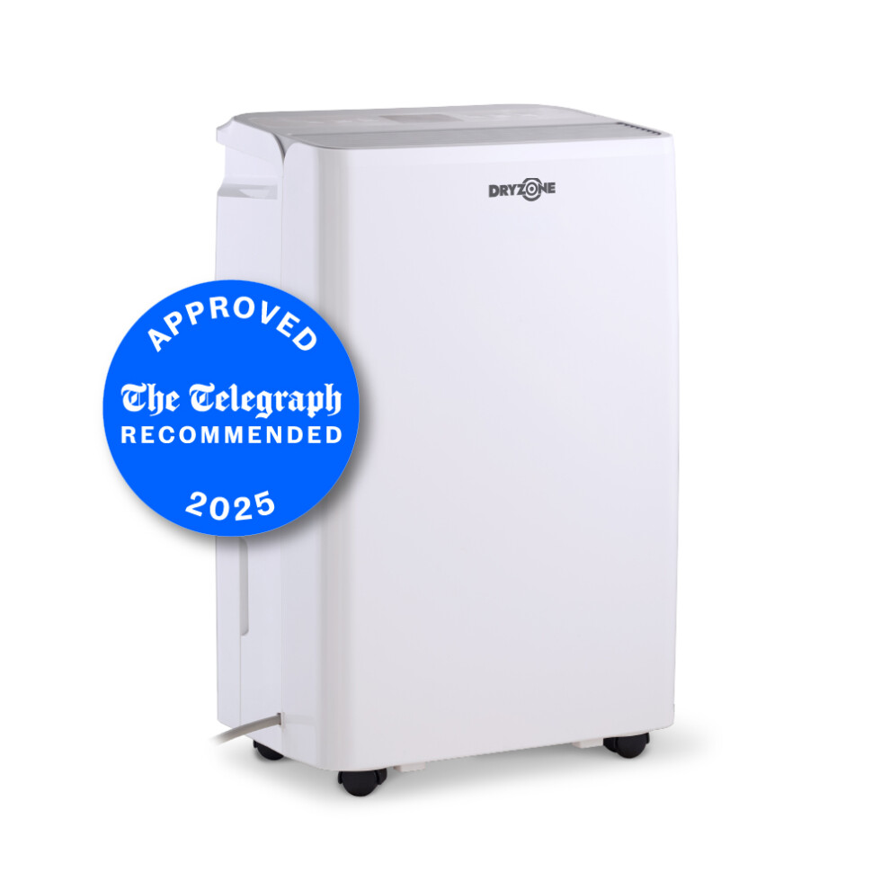 Dryzone Dehumidifier & Hepa Air Purifier For Home (12L/Day) | Prevents Condensation & Mould | Filters Dust, Pollen, Pet Dander