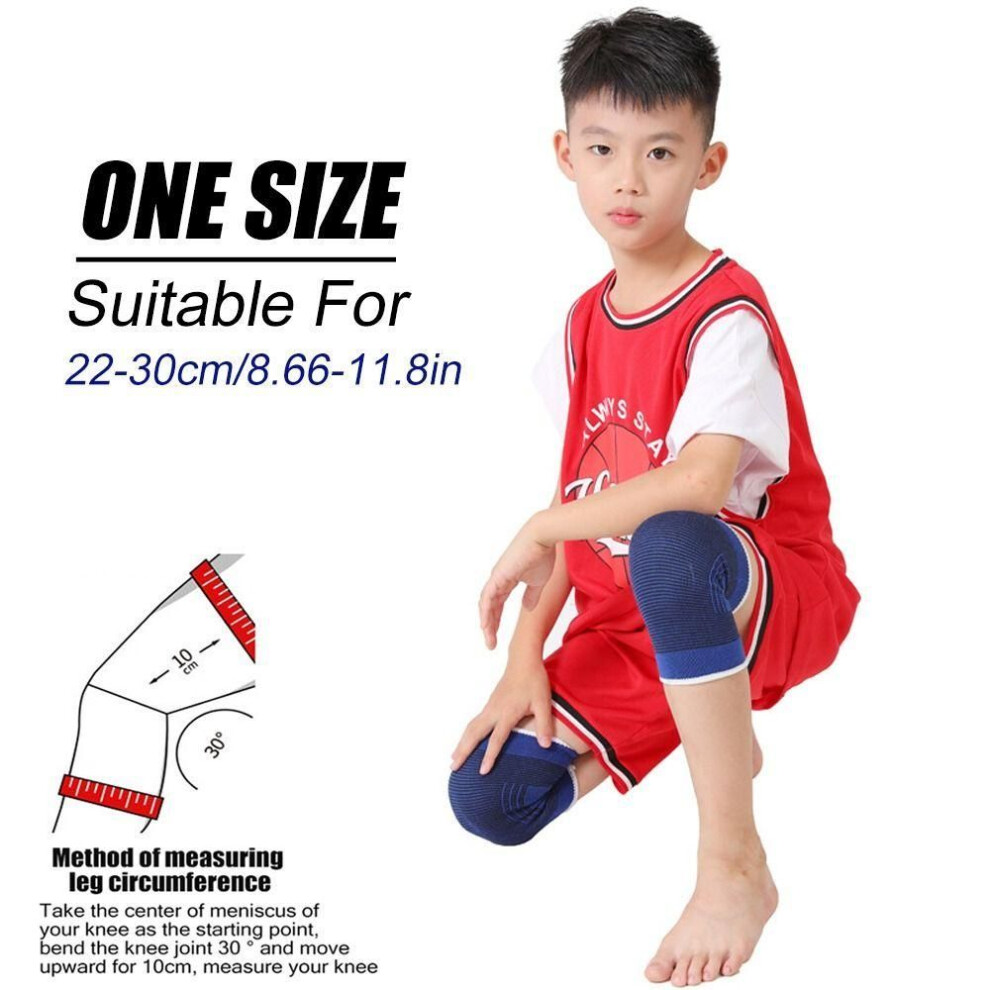(knee pad) Elastic Knee Pads Polyester Cotton Wristband Palm Protector  Basketball Football Skating