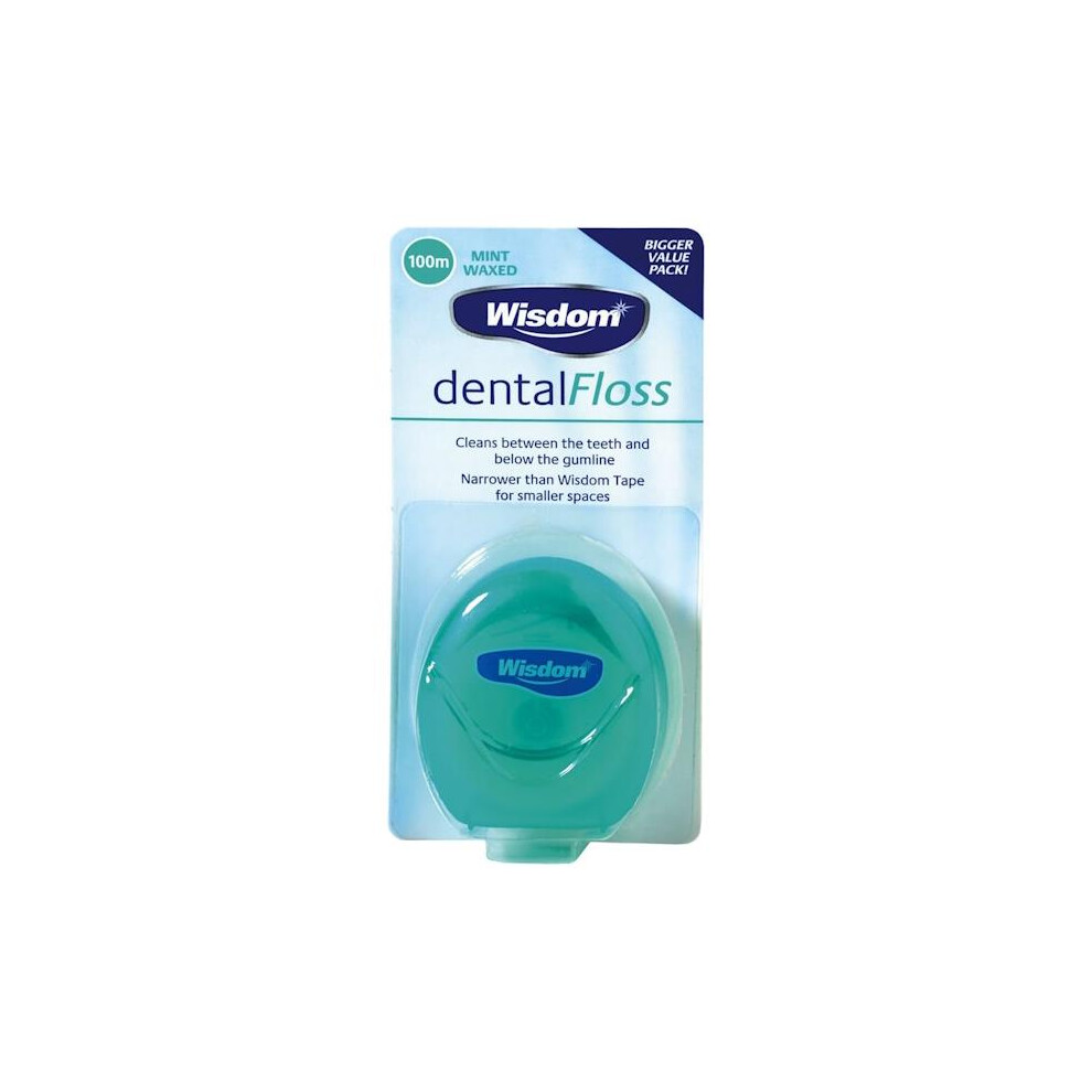 Wisdoms Wisdom Dental Floss Mint Waxed 100M