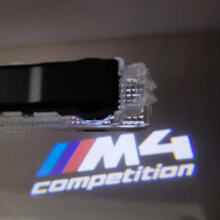 (M4 COMPETITION) M4 Logo Light 2pcs M4 COMPETITION Ghost Shadow Light M4 COMPETITION Courtesy Door Light For F82 F83 E92 E82 G82 F80 F36 F87 E90