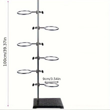 Supporto per piante in ferro multistrato, supporto per fiori creativo, mensola in metallo indipendente,