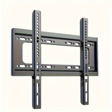 Supporto TV da parete per schermi da 32 a 70 pollici, struttura in metallo, vite antifurto, con doppio