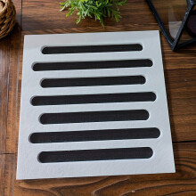 Pannelli acustici in schiuma ad alta densità, 2 pezzi, 39,98 cm x 30,0 cm, retro adesivo per una facile