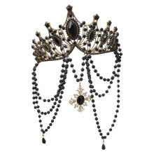 Goddesses Headwear Church Gorgeous Headpiece Women Girl Goddesses Gothic Headbands for Halloween and Role Playing  Black