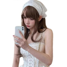 Spring Ruffle Lace Headscarf for Female Elegant Lady Headpiece Decorative Headbands Music Festival Women Hair Ornaments  White