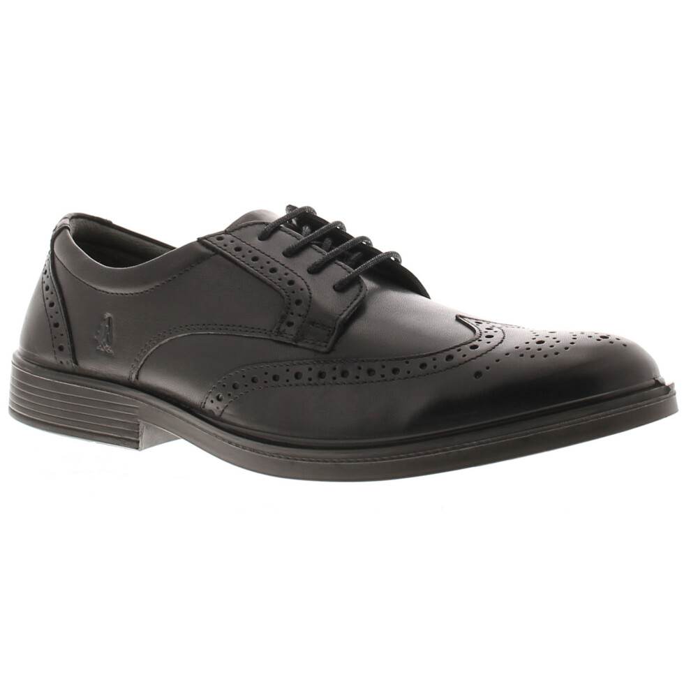 Hush Puppies (Black, 7 (Adults')) Men's Leather B Men's Shoes Uk Size