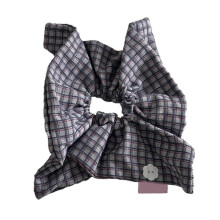 Lattice Pattern Headscarf Hair Scrunchies Elastic Hair Rope Holiday Spring Elastic Hair Tie for Girl Braids Holder