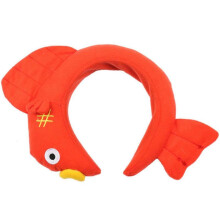 Adorkable Fun Hairband for Photo Studio Eye-catching Wear for Easter Festive Party Daily Wear Headpiece  Red