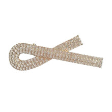 Bangs Bobby Pins Crystal Ribbon Hair Grips Shiny Hair Side Clips for Rhinestone Snake Hair Clips for Creative Hair Barre
