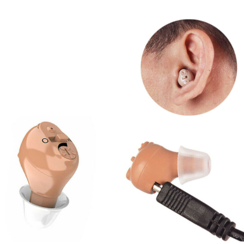 Mini USB Rechargeable Digital Hearing Aid Ear Invisible Sound Amplifier Enhancer