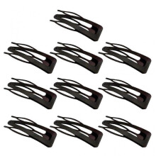 10pcs for Crocodile Clip Straight Duck Beak Clip Diy Manual Bow Hair Decoration Material Square Clip Hairpin Headdress